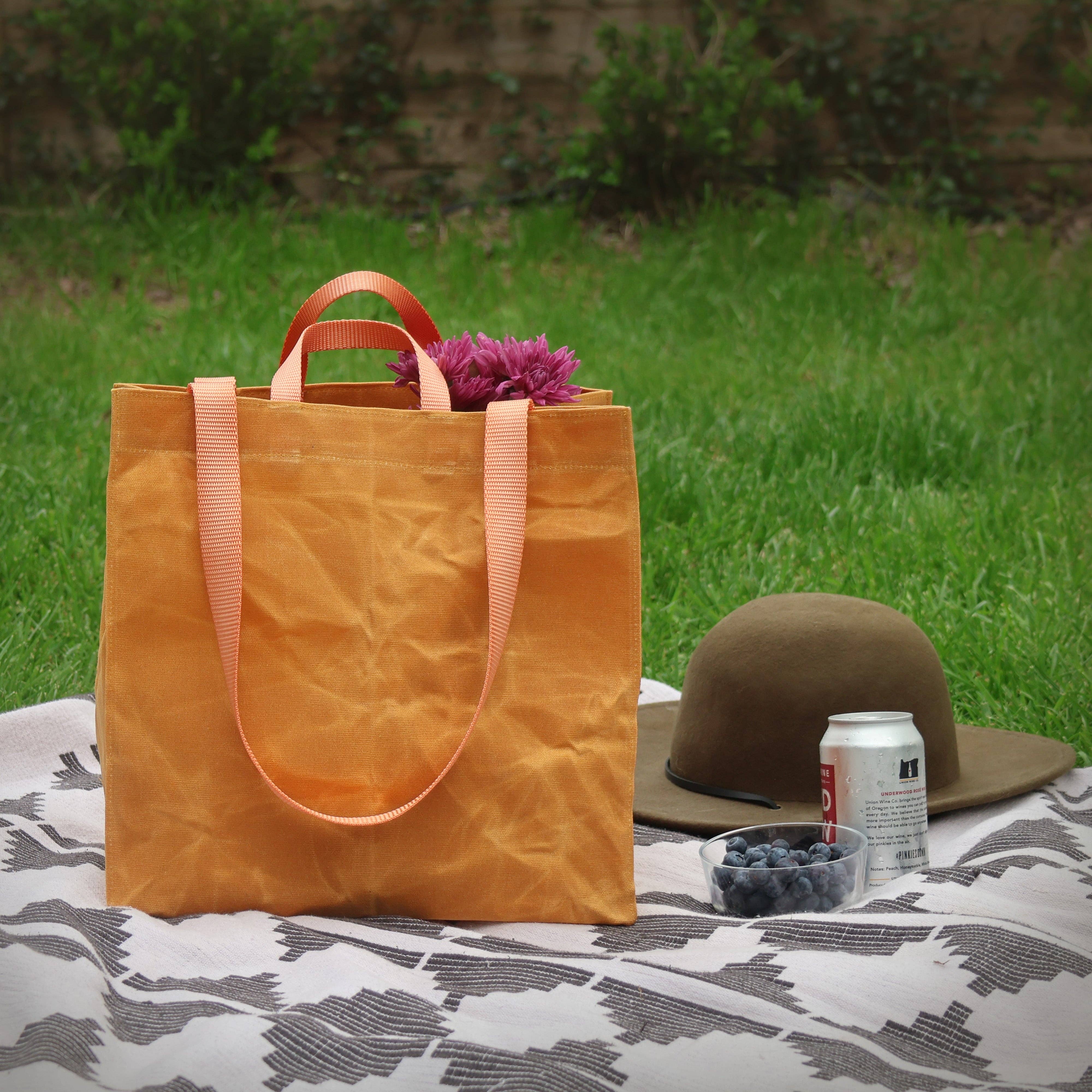 Newton Supply Co - Wholesale Tote Bag - Unisex - waxed canvas market tote / custom colorway6