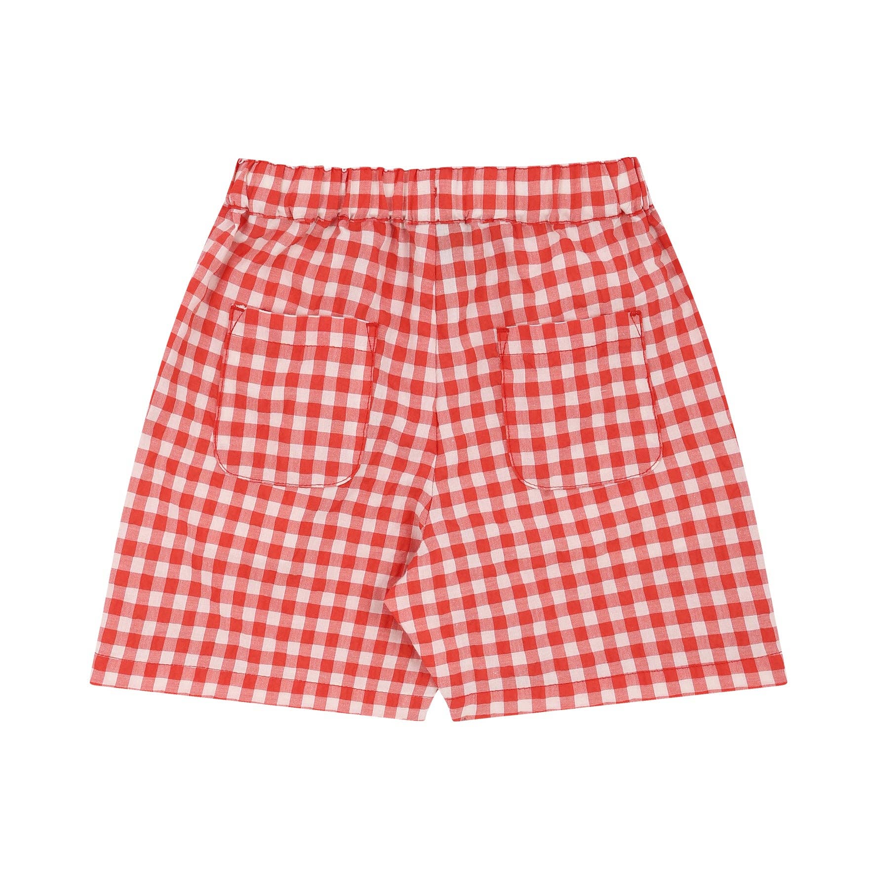 ToTo Heros - Wholesale Shorts - Kids - Gingham Check Pull-On Summer Shorts9
