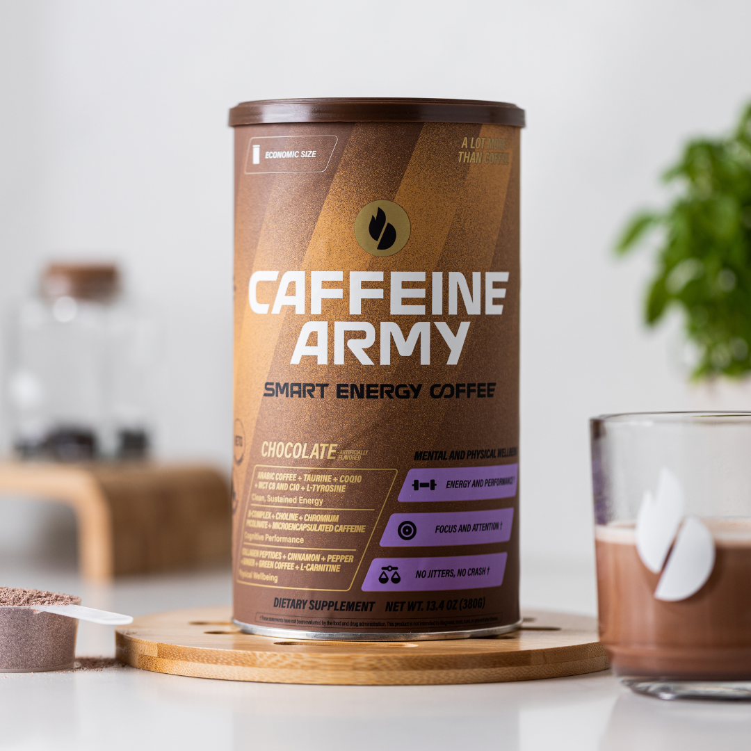 Caffeine Army LLC - Vente Cafés/expressos instantanés - Café Smart Energy, format économique (38 portions)16