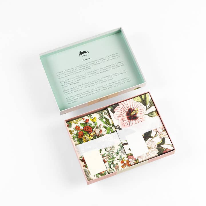 Pepin Press - Wholesale Stationery/Notecard Set - Flowers Correspondence Set