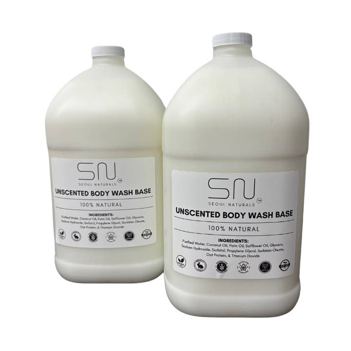 Shampoo non parfumé - 1gal ou 1/2gal - Vente en gros pour la vente par Seoul Naturals