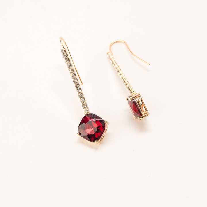 Violet & Brooks – Brincos de argola por atacado – Brinco Brooke Crystal Gota3