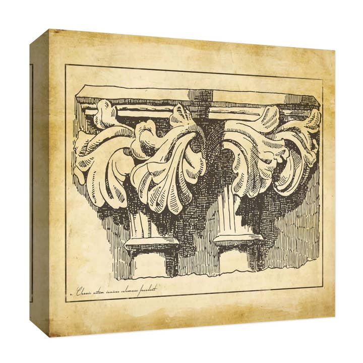 Classic Columna 22'' x 22'' Canvas Wall Art for wholesale by PTM Images