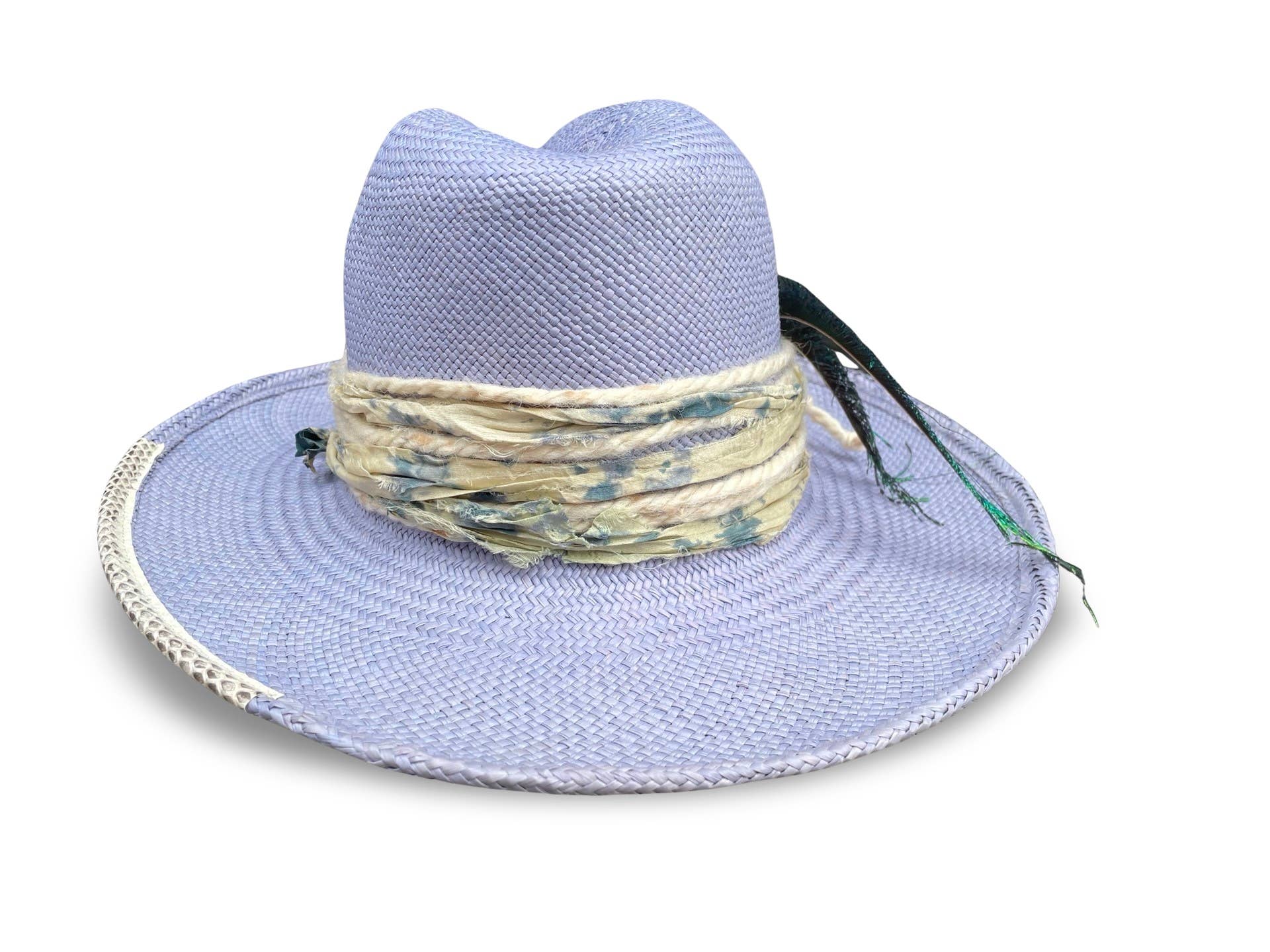 Cha Cha's House of Ill Repute - Vente Chapeau de paille – femme - Mel - Chapeau Panama Flange Brim4