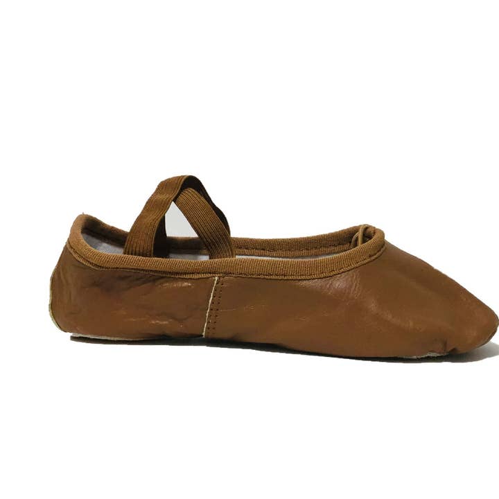 Split Sole Leather Ballet Shoe - Maven Mahogany - Aspire II for wholesale by Blendz Apparel