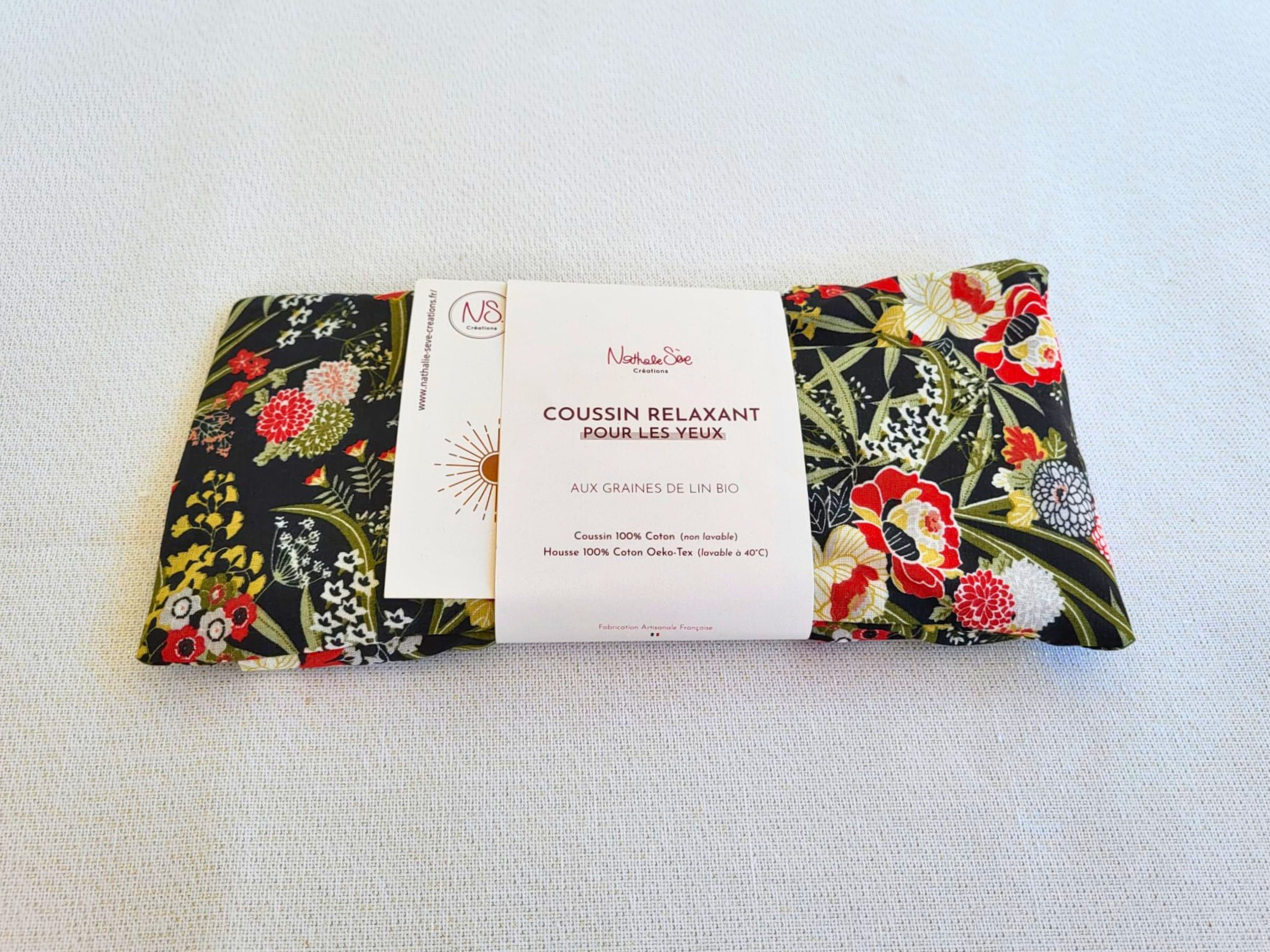 NS par Nathalie SEVE - Wholesale Spa/Therapy Pillow - Organic flaxseed relaxing eye pillow10