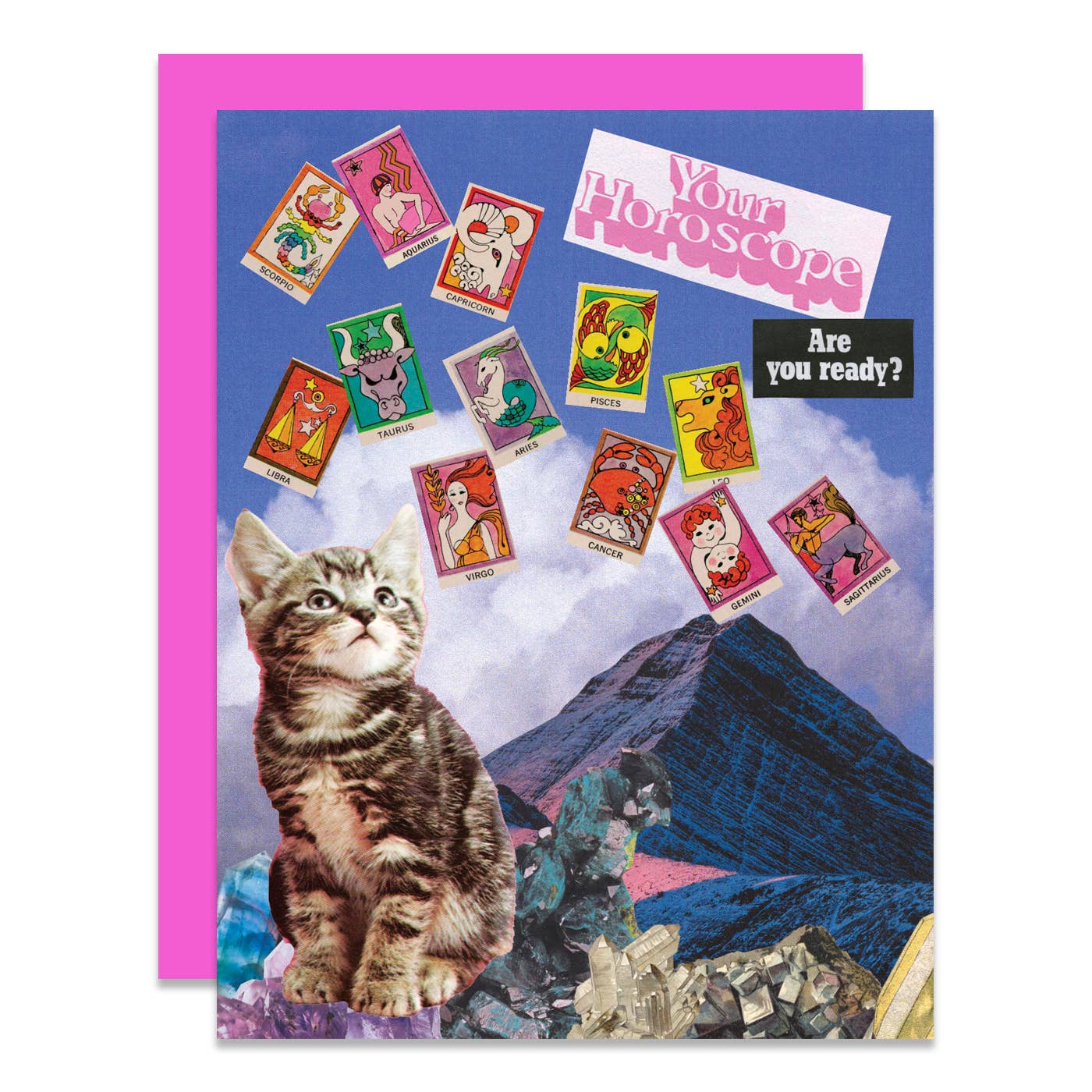 Greenwich Letterpress – wholesale Födelsedagskort – Horoskop Födelsedag – Collage Gratulationskort0