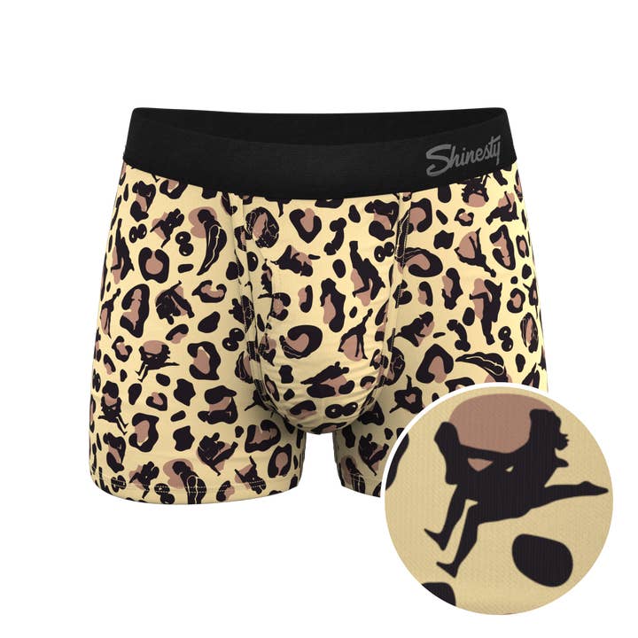 The Primal Passion | Naughty Cheetah Print Ball Hammock® Pouch Trunks Underwear for wholesale by Shinesty, Inc