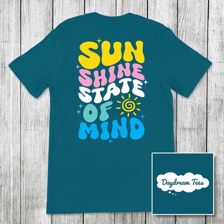 Daydream Tees Sunshine State of Mind for wholesale by The Old North State