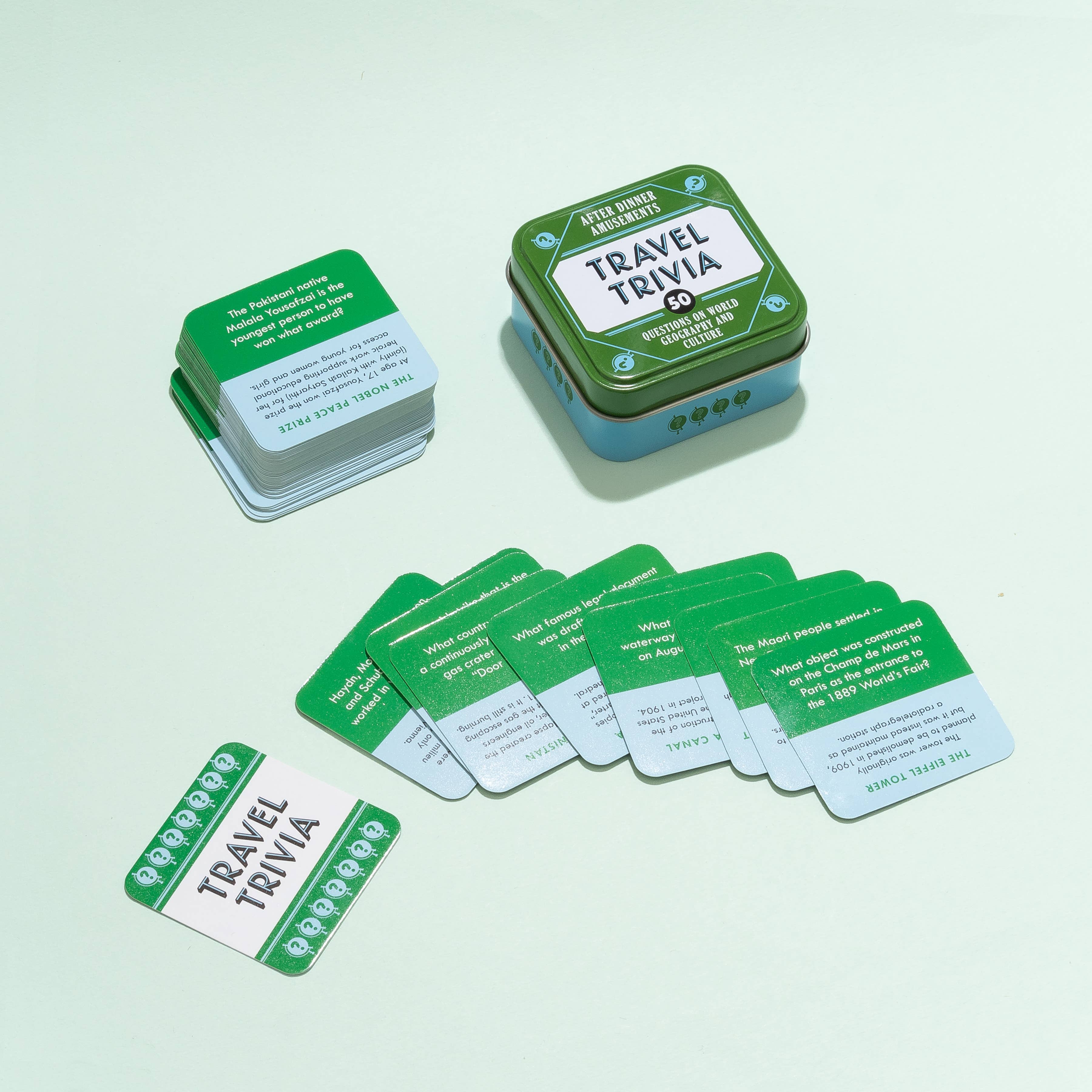 Chronicle Books - Wholesale Card Game - After Dinner Amusements: Travel Trivia6