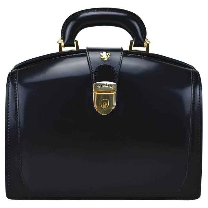 Miss Brunelleschi R120/29t Ledertasche aus Kuhleder - Radica Schwarz für den Großhandel von Pratesi