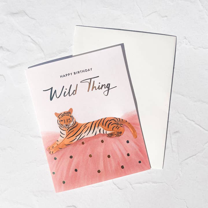 Carte d'anniversaire Wild Thing pour la vente par Michio Aluna