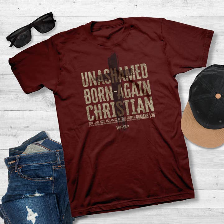Garnet Kerusso Christian T-Shirt Unashamed for wholesale on Faire