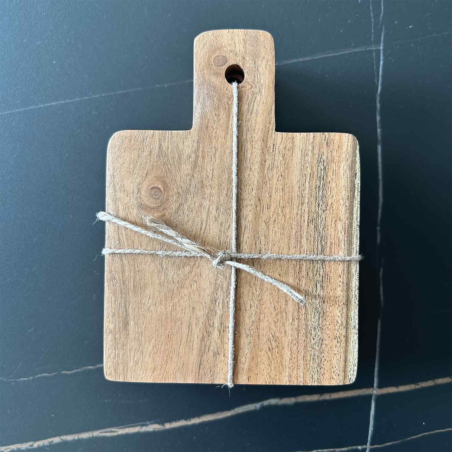 Natural Set of 4 mini wooden boards L14 W10 H1cm for wholesale on Faire1