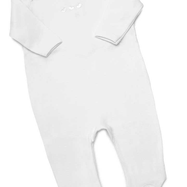 Voetenzak met voetjes - wit voor wholesale door Les Bebes d'Elysea