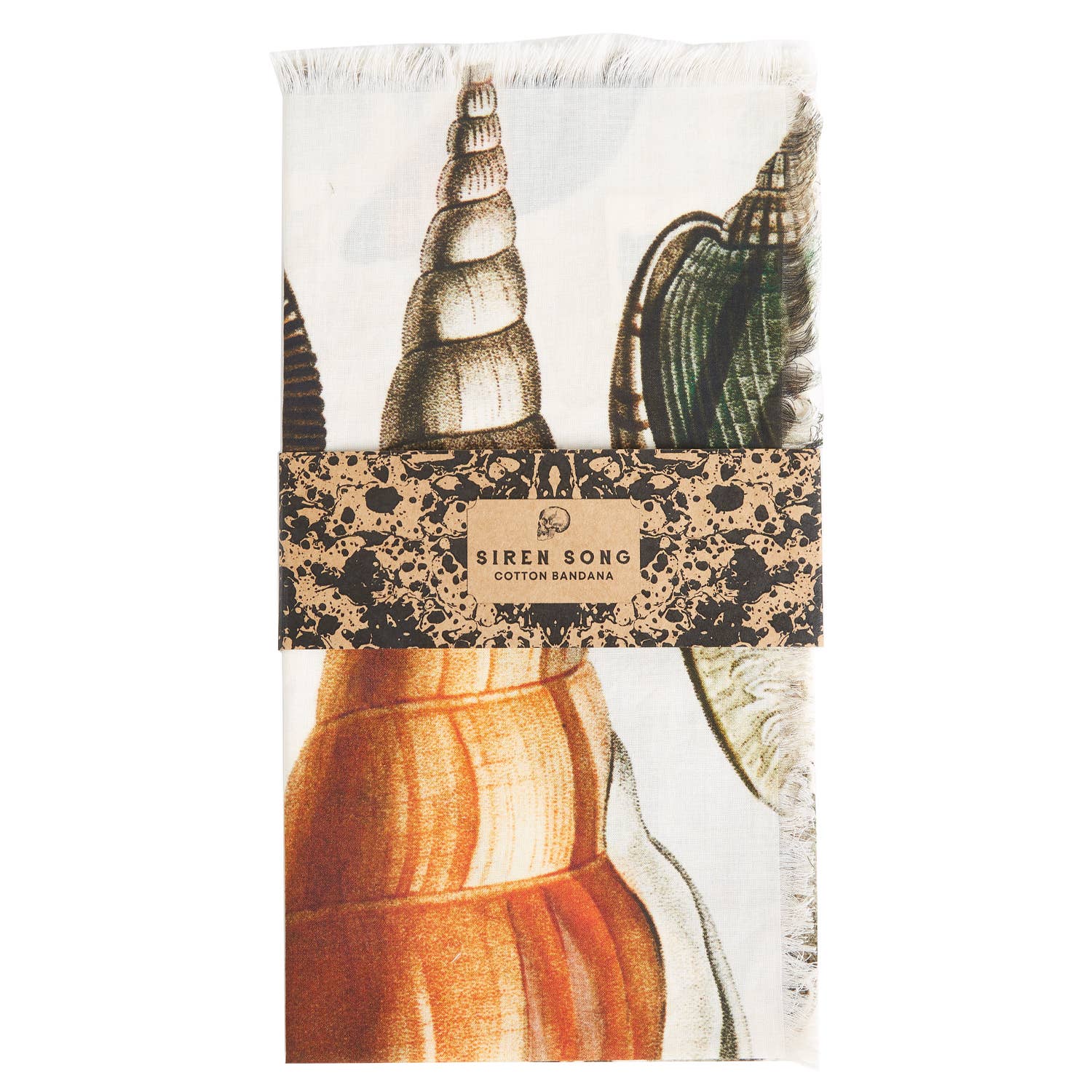 Siren Song - Wholesale Bandana - Unisex - SEASHELLS VOILE BANDANA5