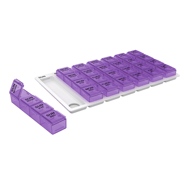 Apothecary Products LLC - Wholesale Pill Organizer - Ezy Dose® Medtime Planner® (Medium, Clamshell)3