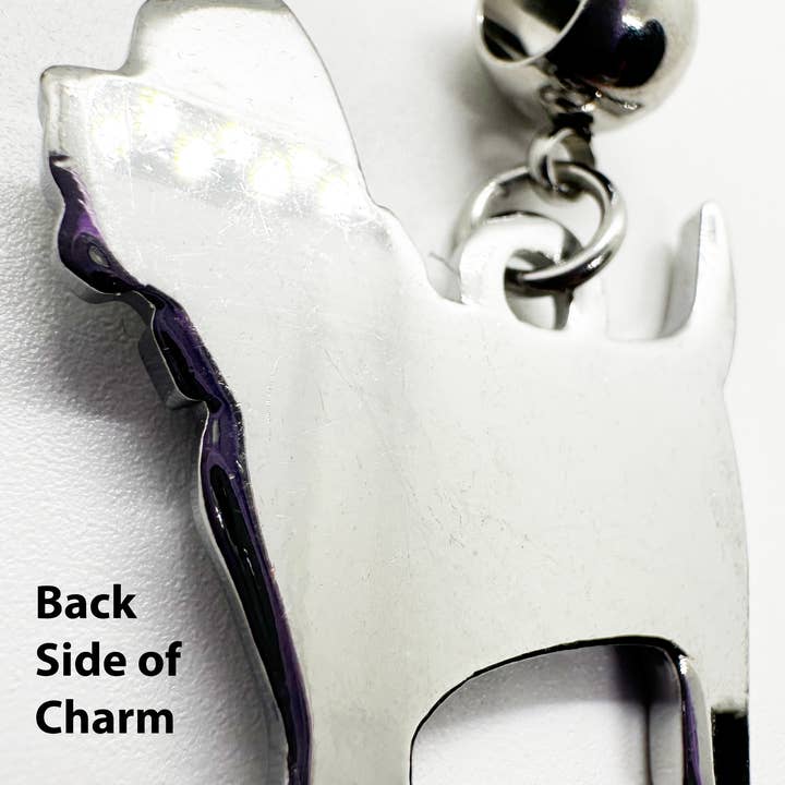 Dave The Bunny - Wholesale Pet Collar Charm - Cat/Dog - Scottish Terrier Jewelry - Scottie Dog Decor