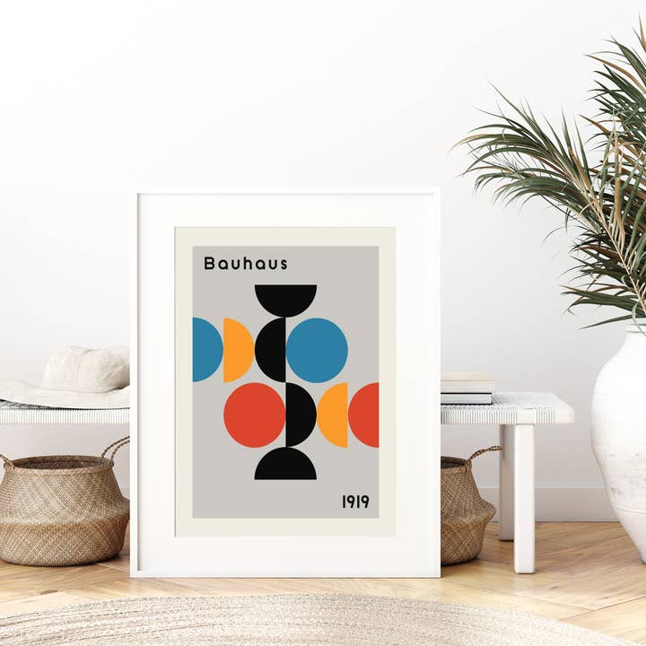 Sugar & Canvas - Venta al por mayor Ilustración - Lámina artística Bauhaus Geometric Shapes 1919 BH48