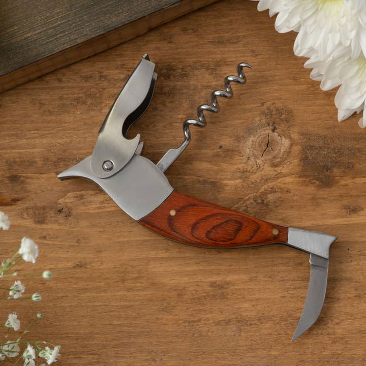 CGB Giftware - Wholesale Bottle/Wine Opener - The Flower Market Bird Bottle Opener