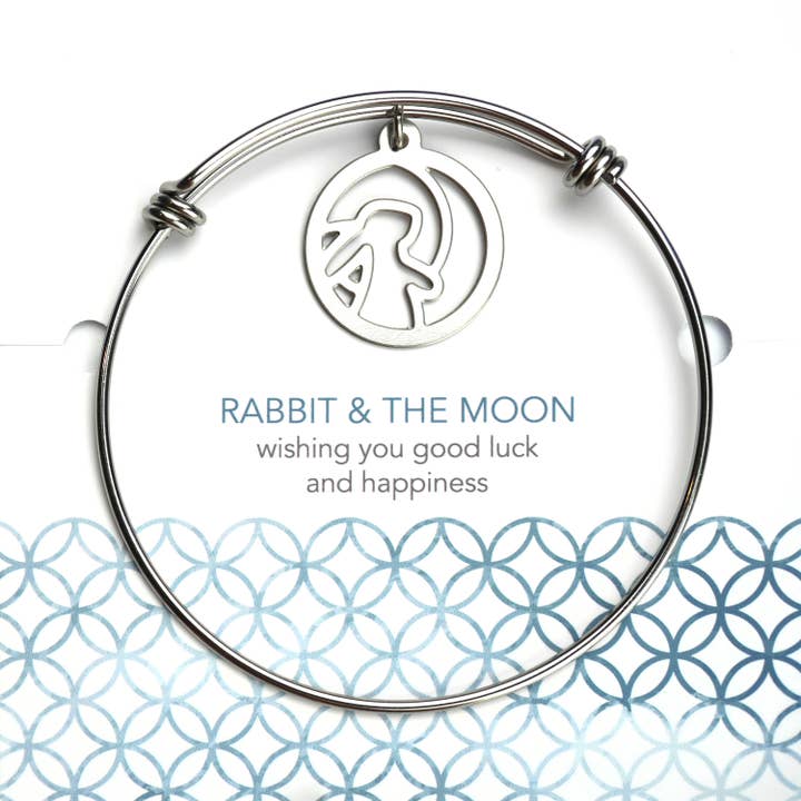Pulsera El conejo y la luna para venta al por mayor de Melissa Lew