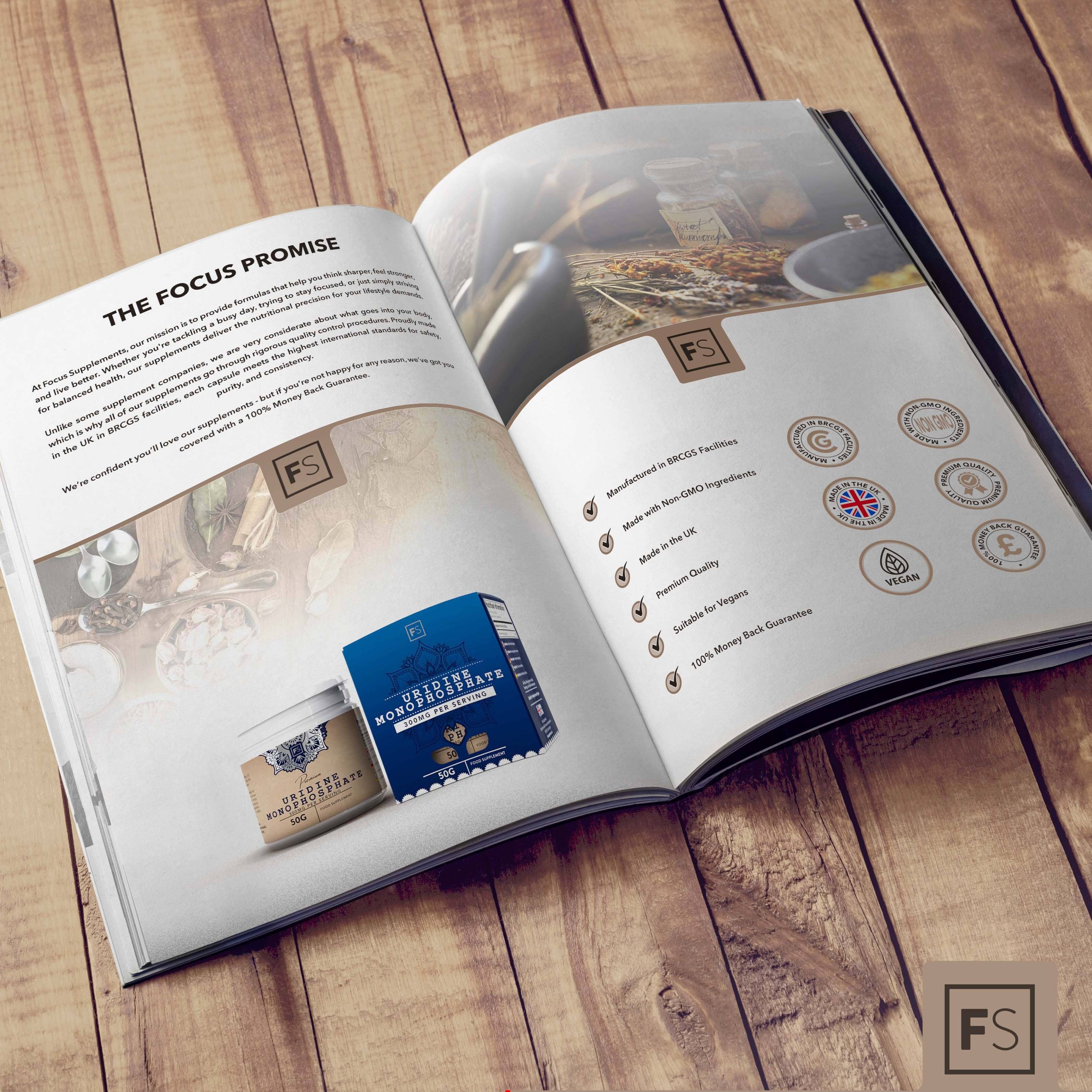 Focus Supplements - Wholesale Oral Supplement/Vitamin - Uridine Monophosphate 50g Pure Powder3