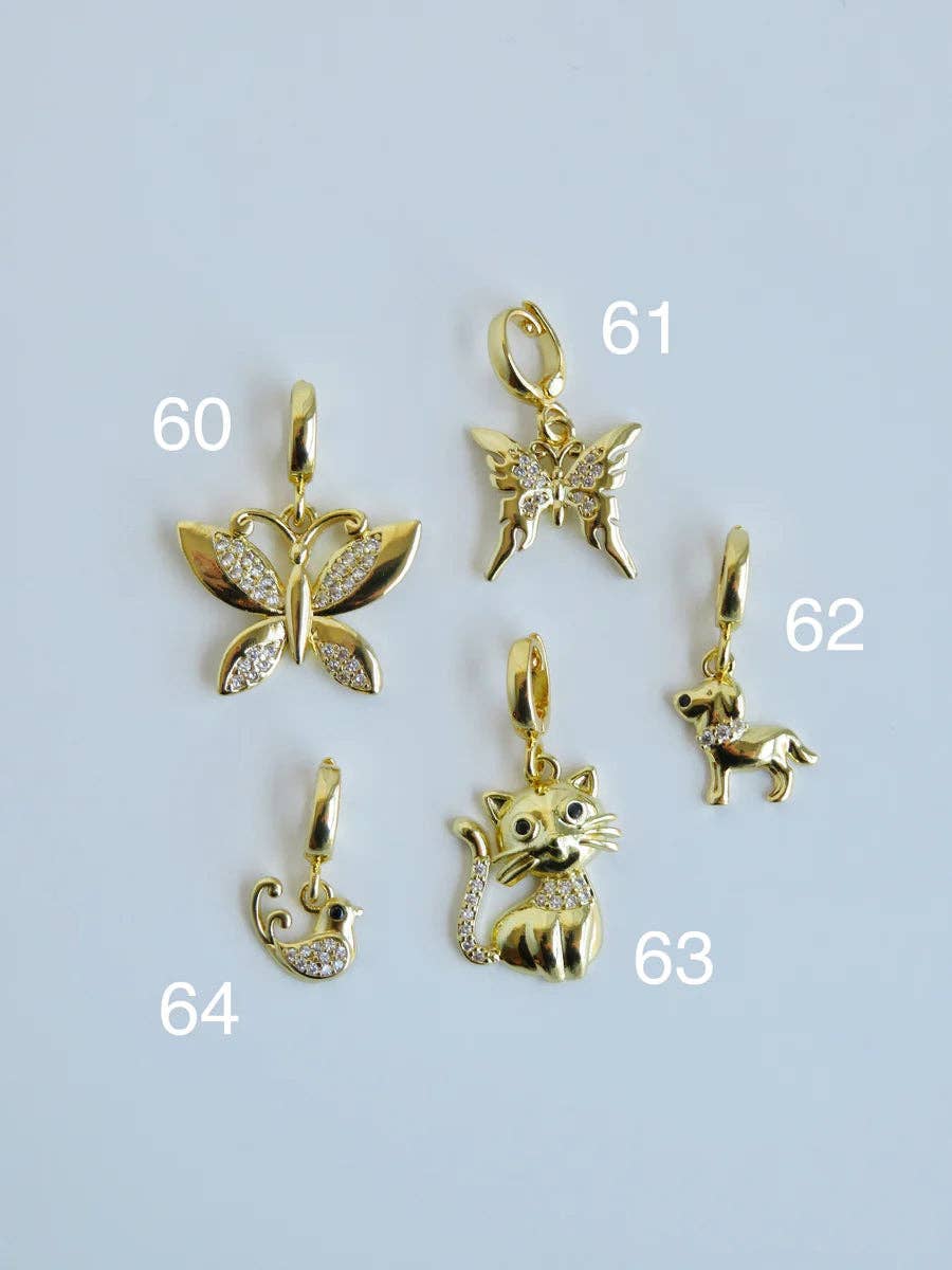 Curated By Suarez - Wholesale Individual Charm/Pendant - Symbolic Clip Charm  - Charms with Hinged Clasp8