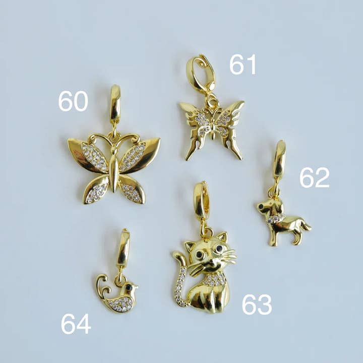 Curated By Suarez - Wholesale Individual Charm/Pendant - Symbolic Clip Charm - Charms with Hinged Clasp8