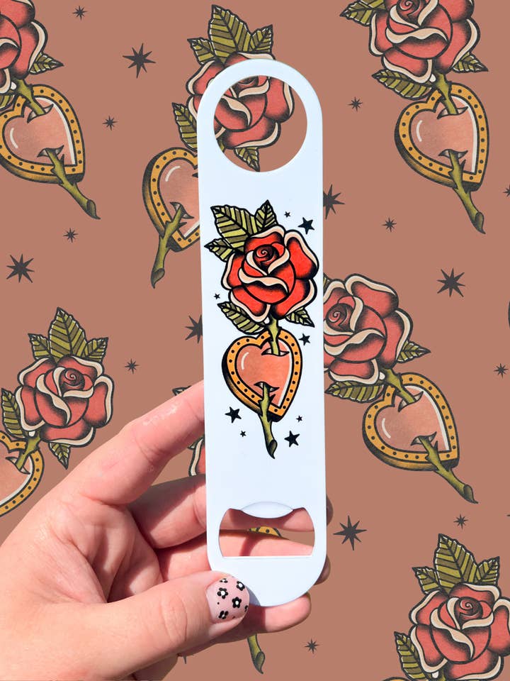 Roseflaskeåbner for engroshandel hos Seventh Eclectic