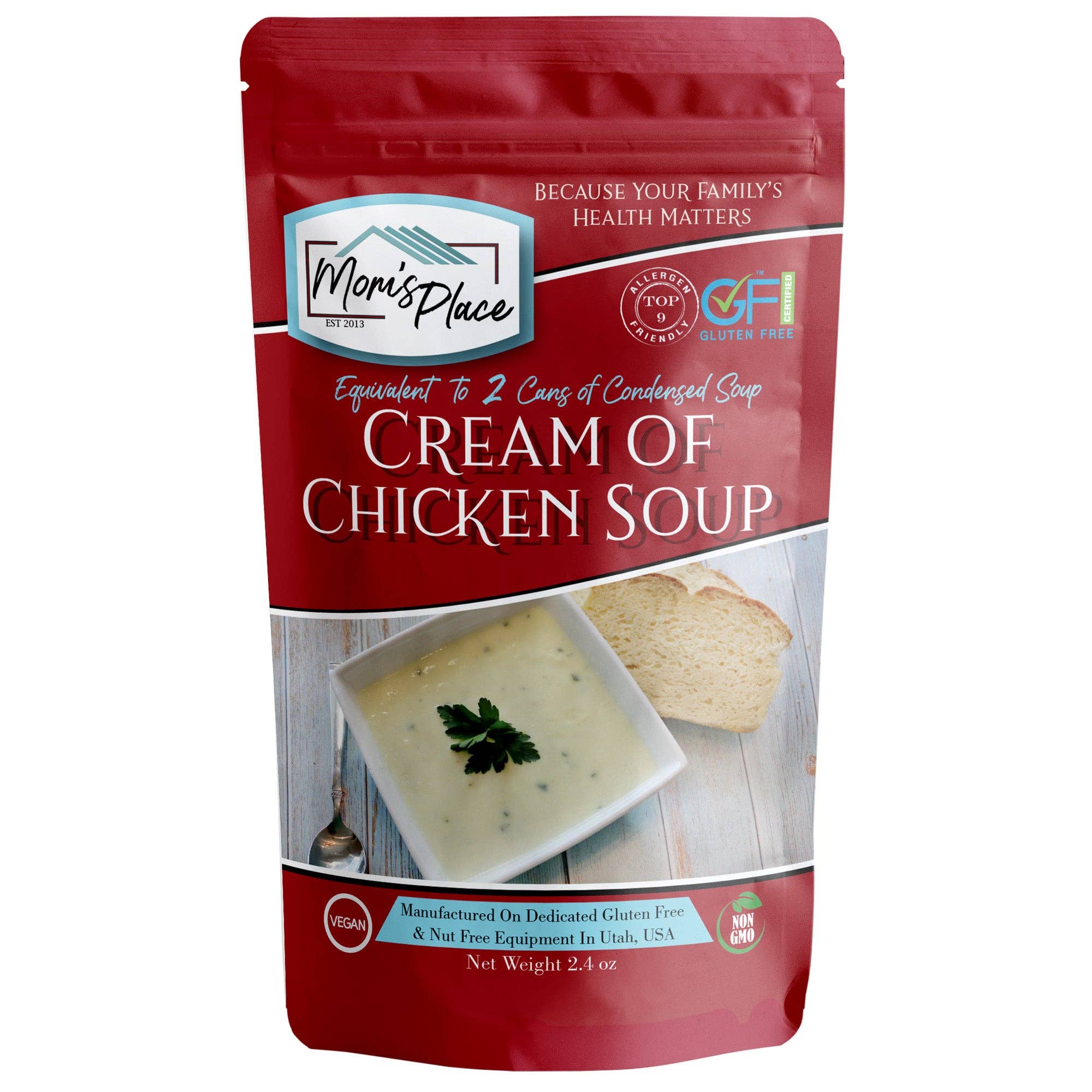 Mom's Place Gluten Free - Wholesale Soup - Gluten-Free Cream of Chicken Soup Mix1
