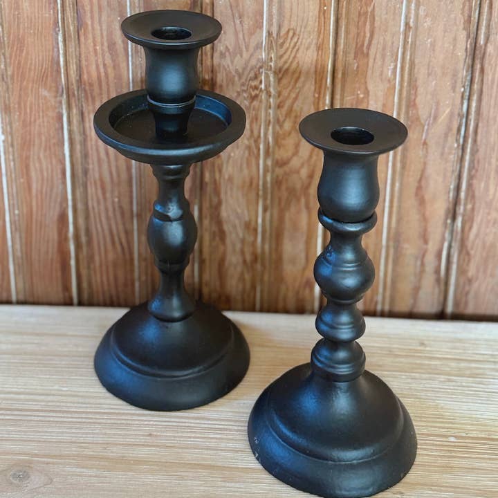 Made Market Co. - Wholesale Candle holder - Black Empire Taper Candle Holder Small4