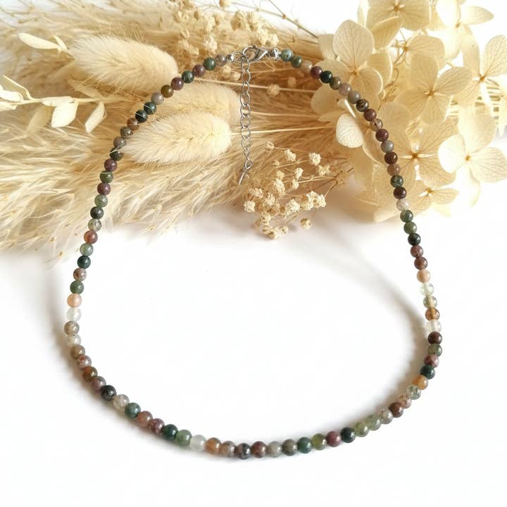 Indisk Agat Sten Halskæde for engroshandel hos Produtos Namasté