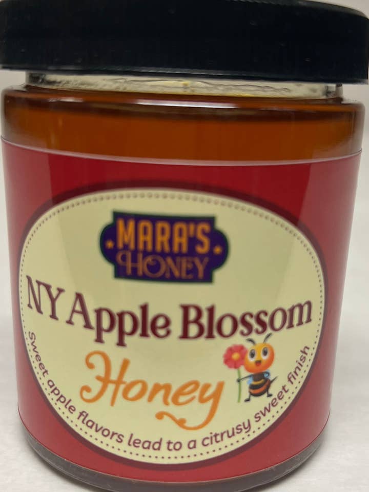 NY Apple Blossom Honey for wholesale by Mara's Homemade