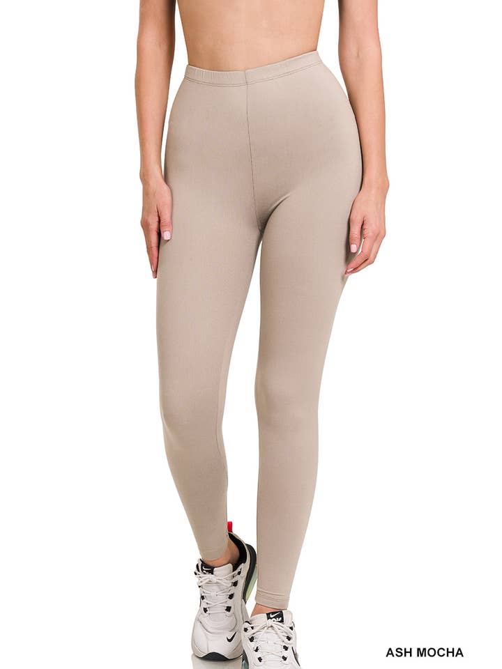 42POPS - Wholesale Athletic/Lounge Leggings - Women's - ._ SI-24891 Premium Microfiber Full Length Leggings