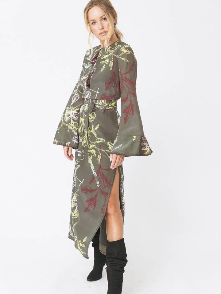 Silk Print Kaftan for wholesale by ANT WOMAN COLLECTION