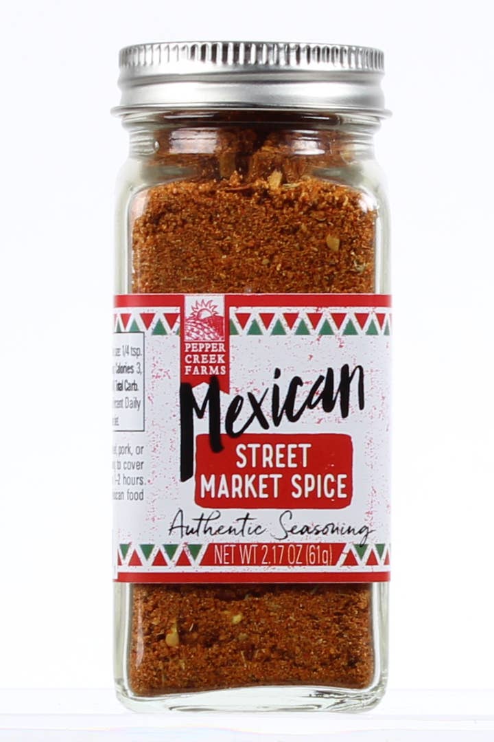 Pepper Creek Farms - Wholesale Dried Spice Mix - Mexican Street Market Spice 2.17 Oz.