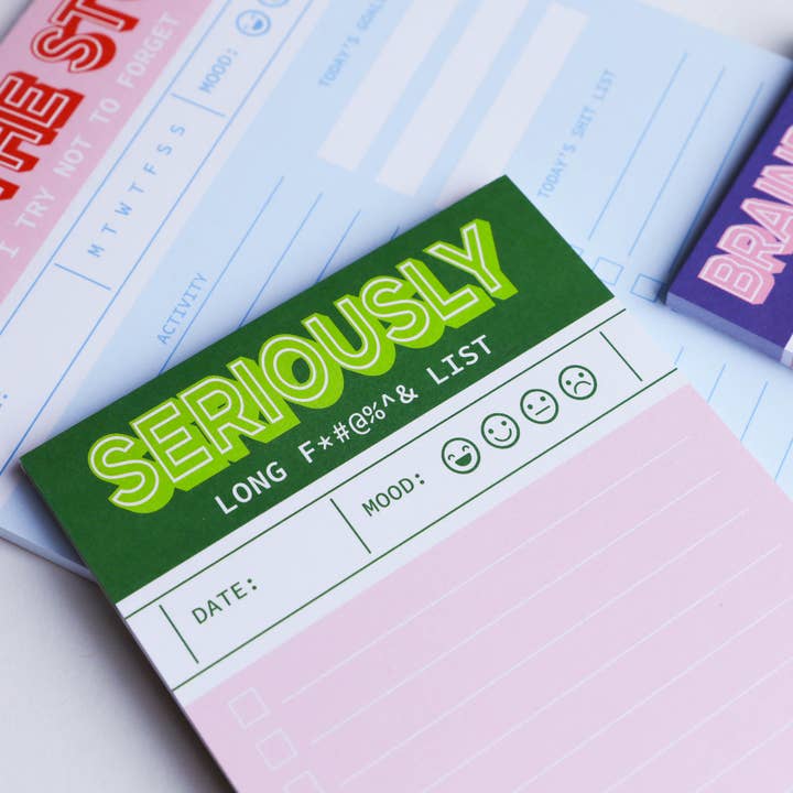 Studio Inktvis - Venta al por mayor Libretas - Bloc de notas verde, rosa, divertido, muy largo y divertido con listas de tareas pendientes6