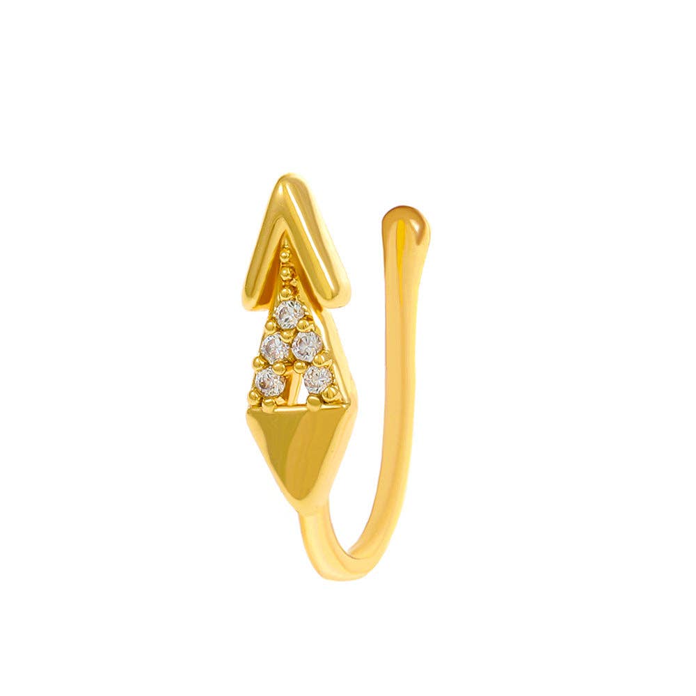 SALINA TRADING INC - Wholesale Neusring - U-vorm Ster Hart Kroon Niet-piercing Neusring7