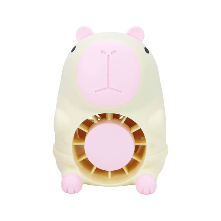 ASSORTI Ventilateur de bureau mini rechargeble Capybara avec veilleuse en vente sur Faire7