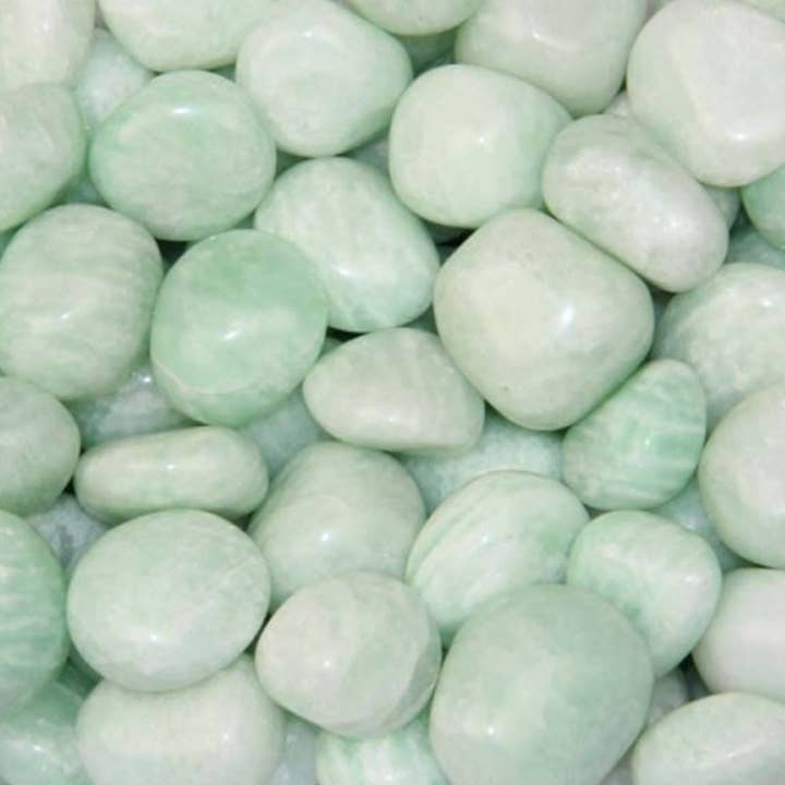 La Boîte à Cailloux - Wholesale Spiritual Stone/Crystal - Amazonite Brazil A+ (tumbled stone)