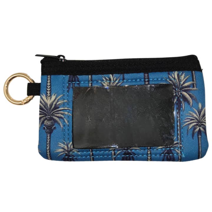 Coastal Neoprene Id Holder Wallet, 6 Assorted for wholesale by Kaleidoscope Accessories