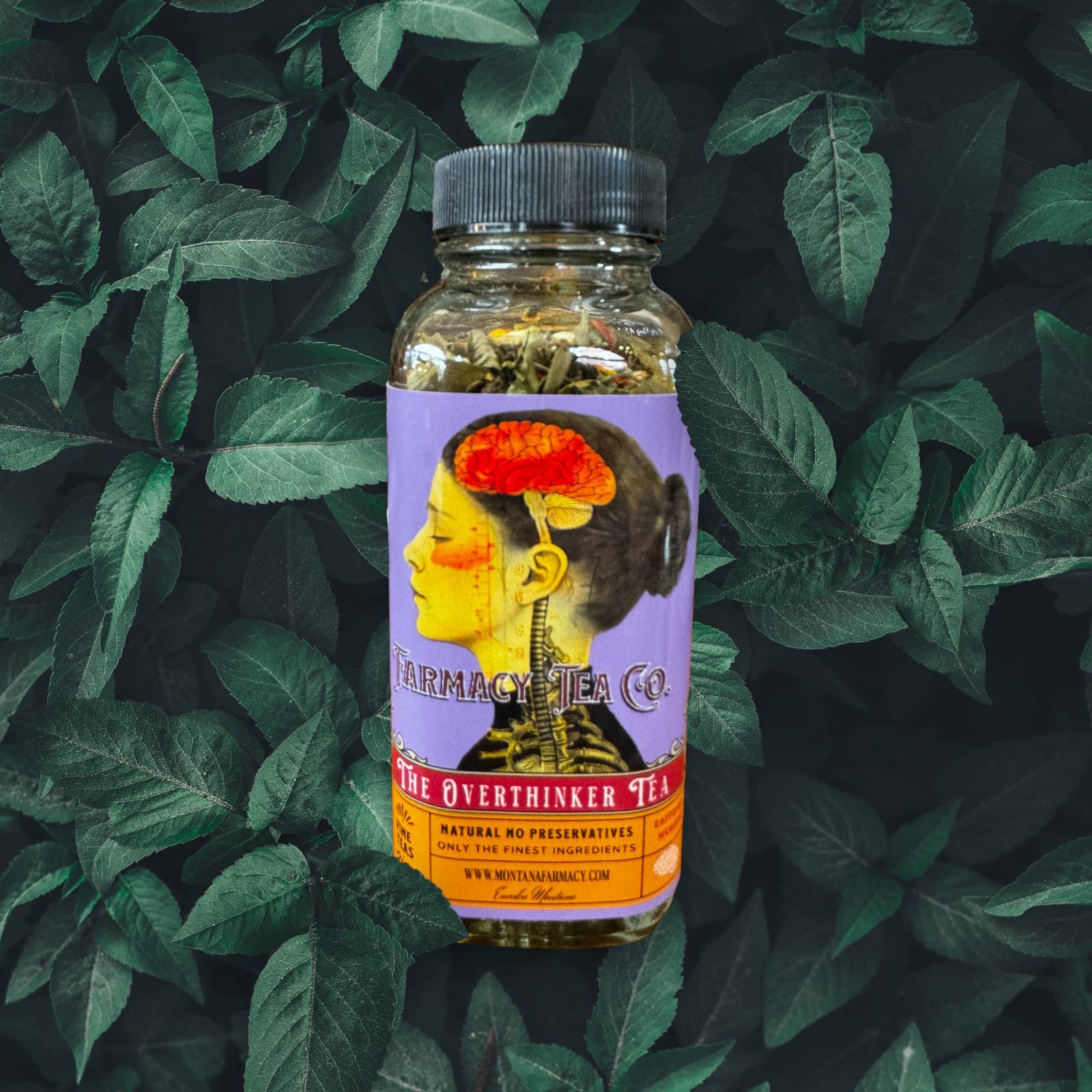 Montana Farmacy - Wholesale Loose Tea - Overthinker the Obsessive analysis tea Mental Wellness Quirk3