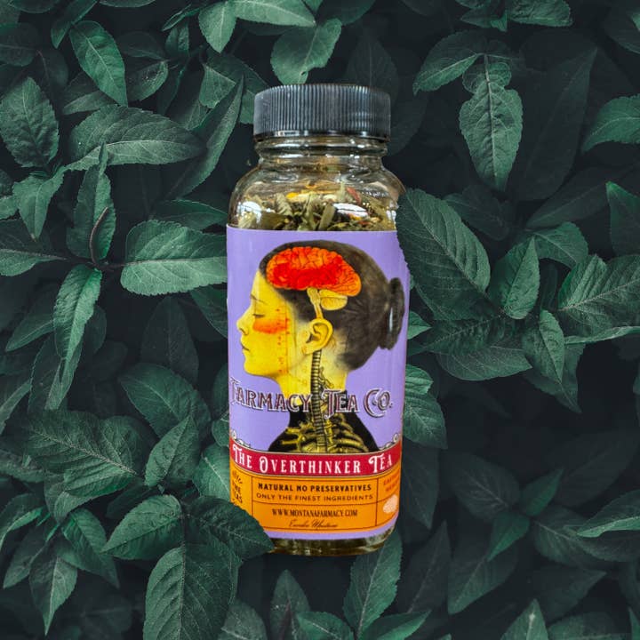 Montana Farmacy - Wholesale Loose Tea - Overthinker the Obsessive analysis tea Mental Wellness Quirk3