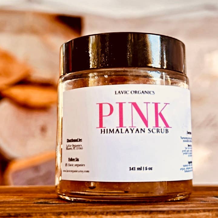 LaVic Organics - Wholesale Body Scrub/Exfoliant - HIMALAYAN SALT SCRUB