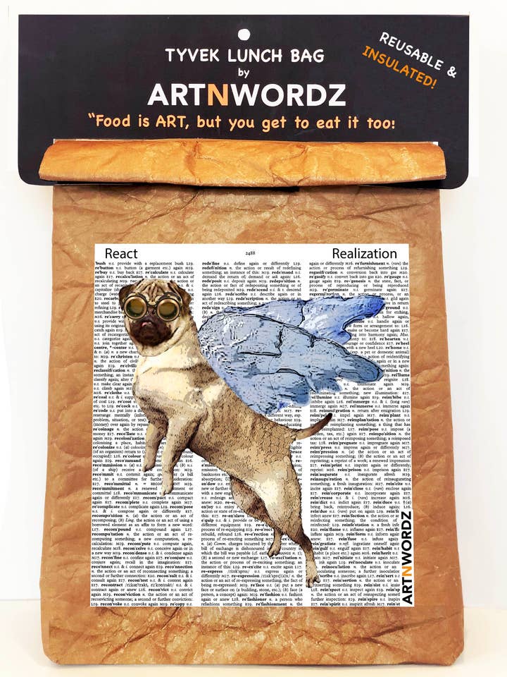 BORSA PER IL PRANZO CON CARLINO VOLANTE per la vendita all'ingrosso da parte di ARTNWORDZ LLC