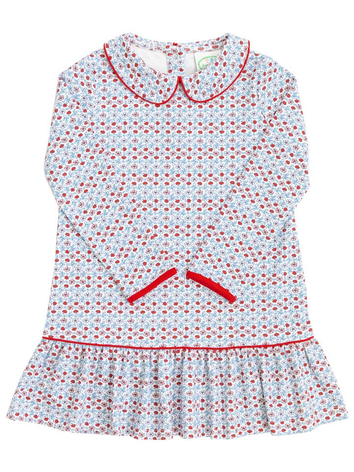 Kinsley Floral Dress for wholesale by Grace and James Kids