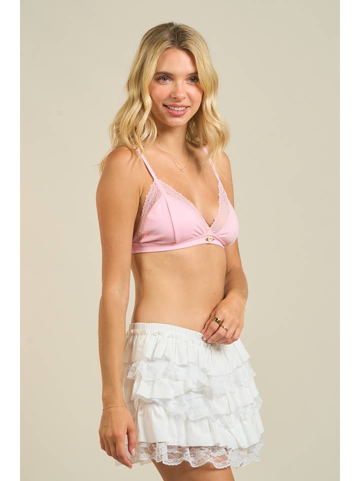 ANWND - Wholesale Bralette - Women's - 55071 LACE SEAMLESS BRA TOP2