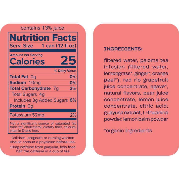 Recess - Wholesale Non-Alcoholic Aperitif/Mocktail - Grapefruit "Paloma" (4Pk)3