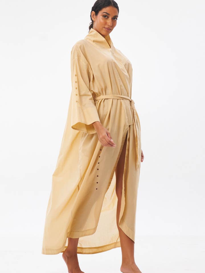 Taupe Penny Kimono - Taupe Färg för wholesale på Faire