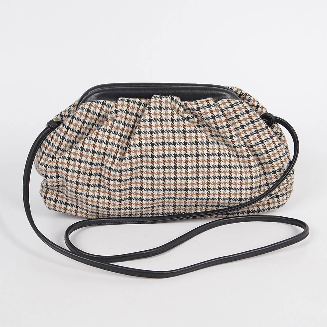 3AM BY H&D ACCESSORIES - Wholesale Crossbody Bag - Women's - Houndstooth Pattern Cross Body Bag1